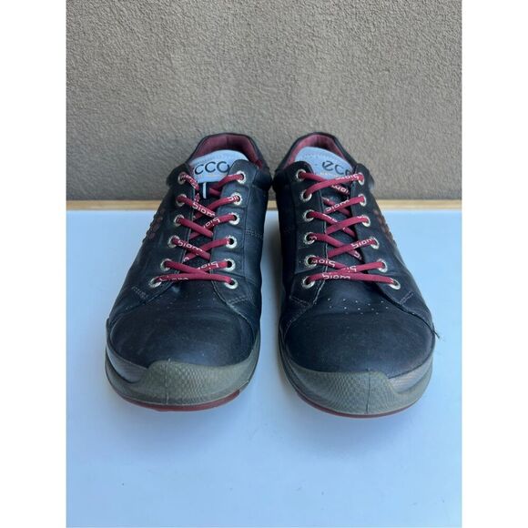 Ecco Biom Hydromax Golf Shoes Grey Yak Leather Mens Size EU 43 US 9 - Picture 4 of 11